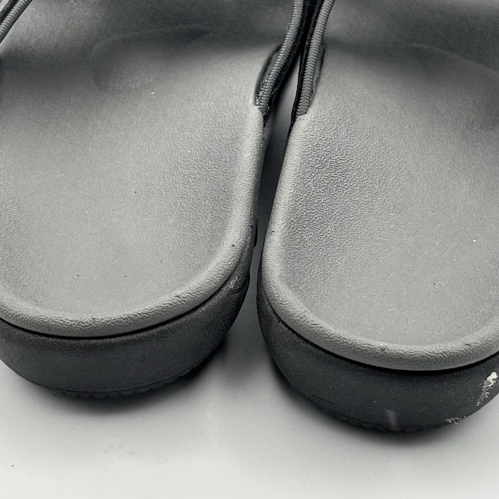 Spenco Kholo‎ Men's Orthotic Slide Sandals CarbonPewter US9D UK7D EUR 39.5 CM 26